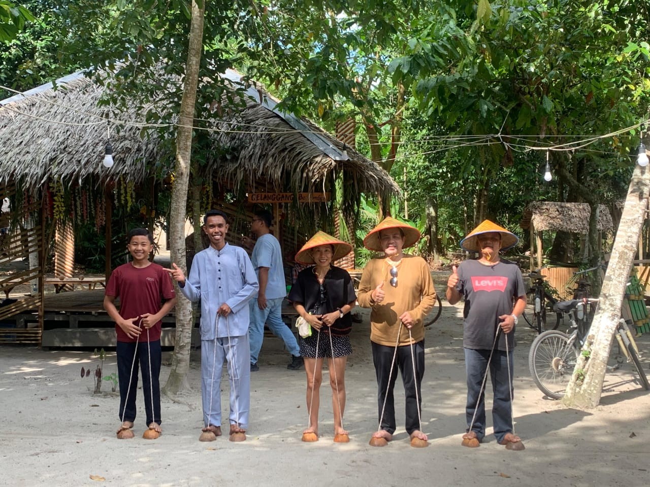 Balade en vélo au village